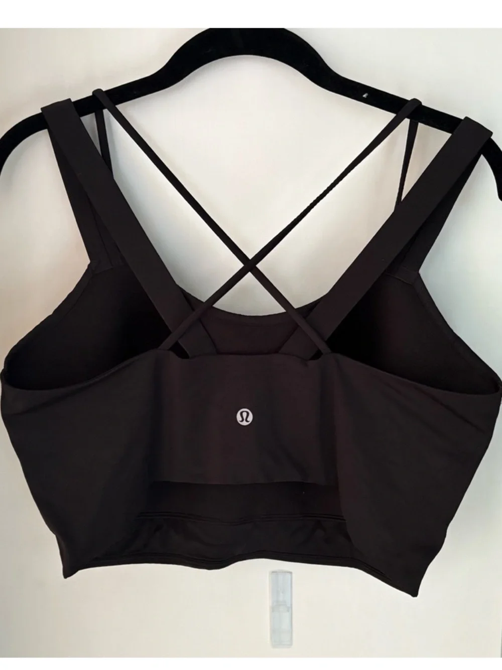 NWOT Lululemon Like A Cloud Black D/DD Longline Sports Bra